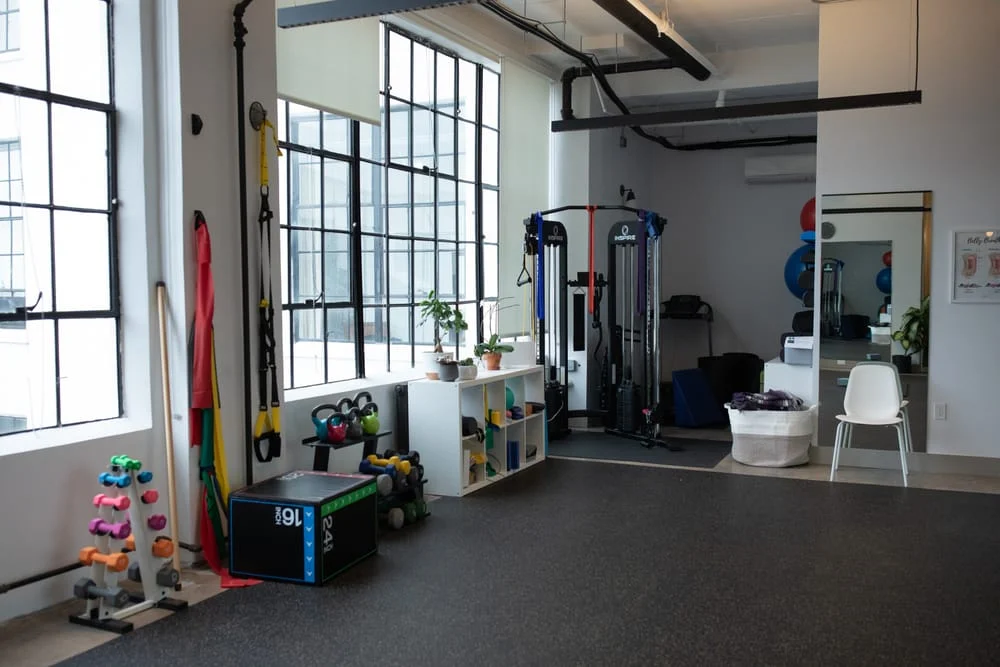 Strength and movement training space at Foundations PT